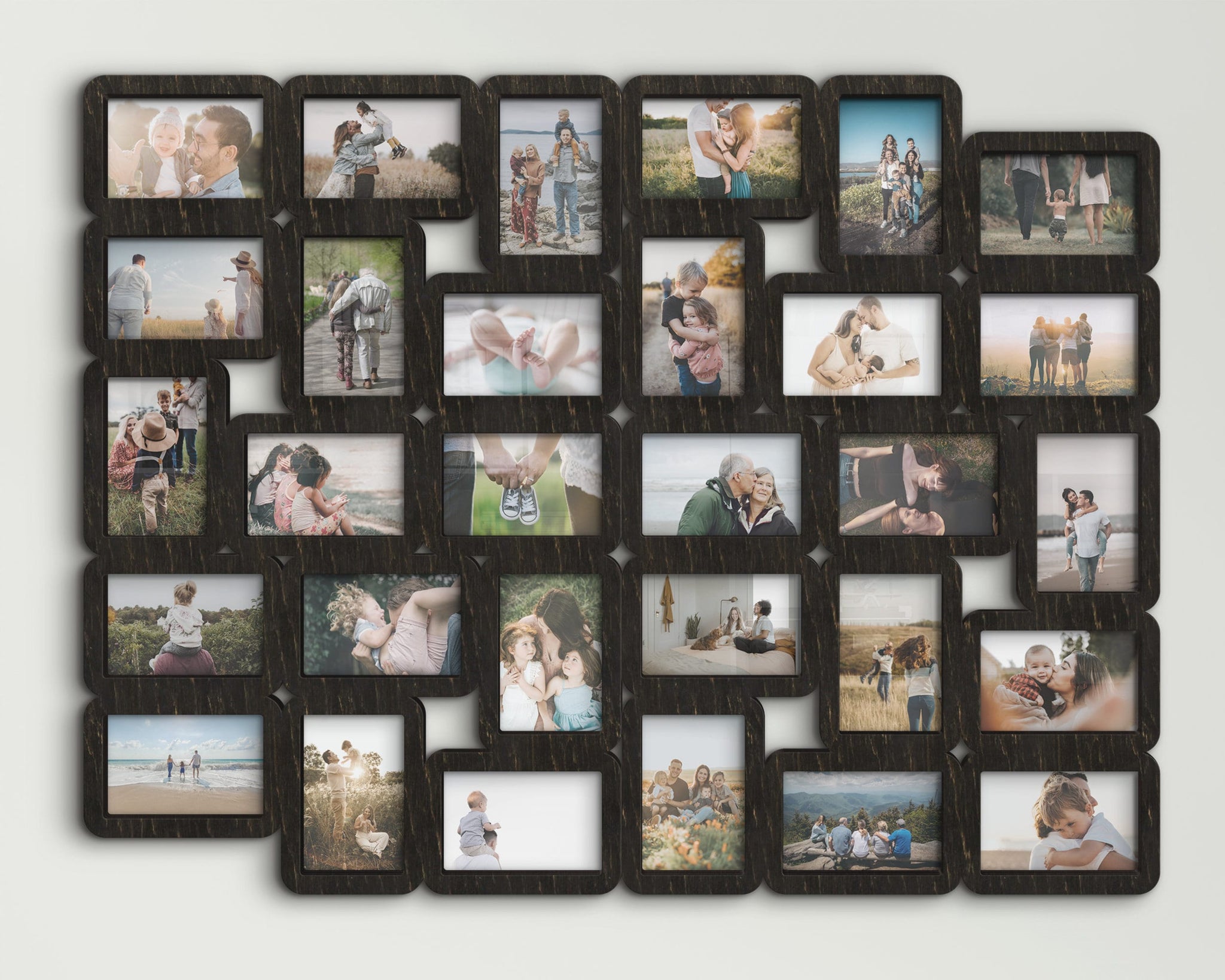 Custom color picture frame collage Large wall collage Multiple frames – The  Frame Depot