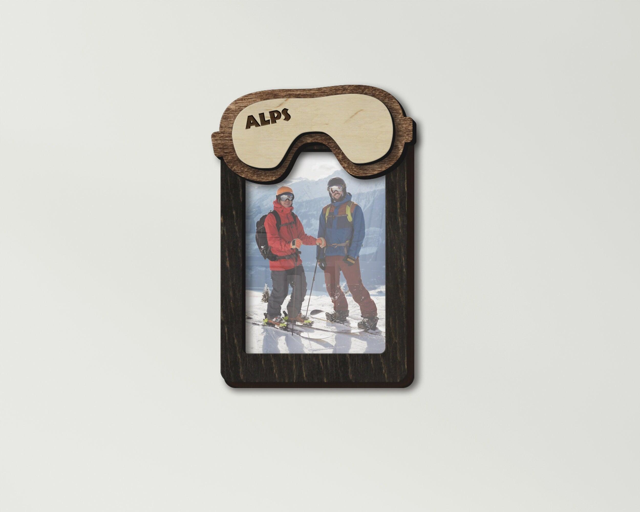Ski Mask Photo Frame | Personalized Snowboarding Frame - The Frame Depot