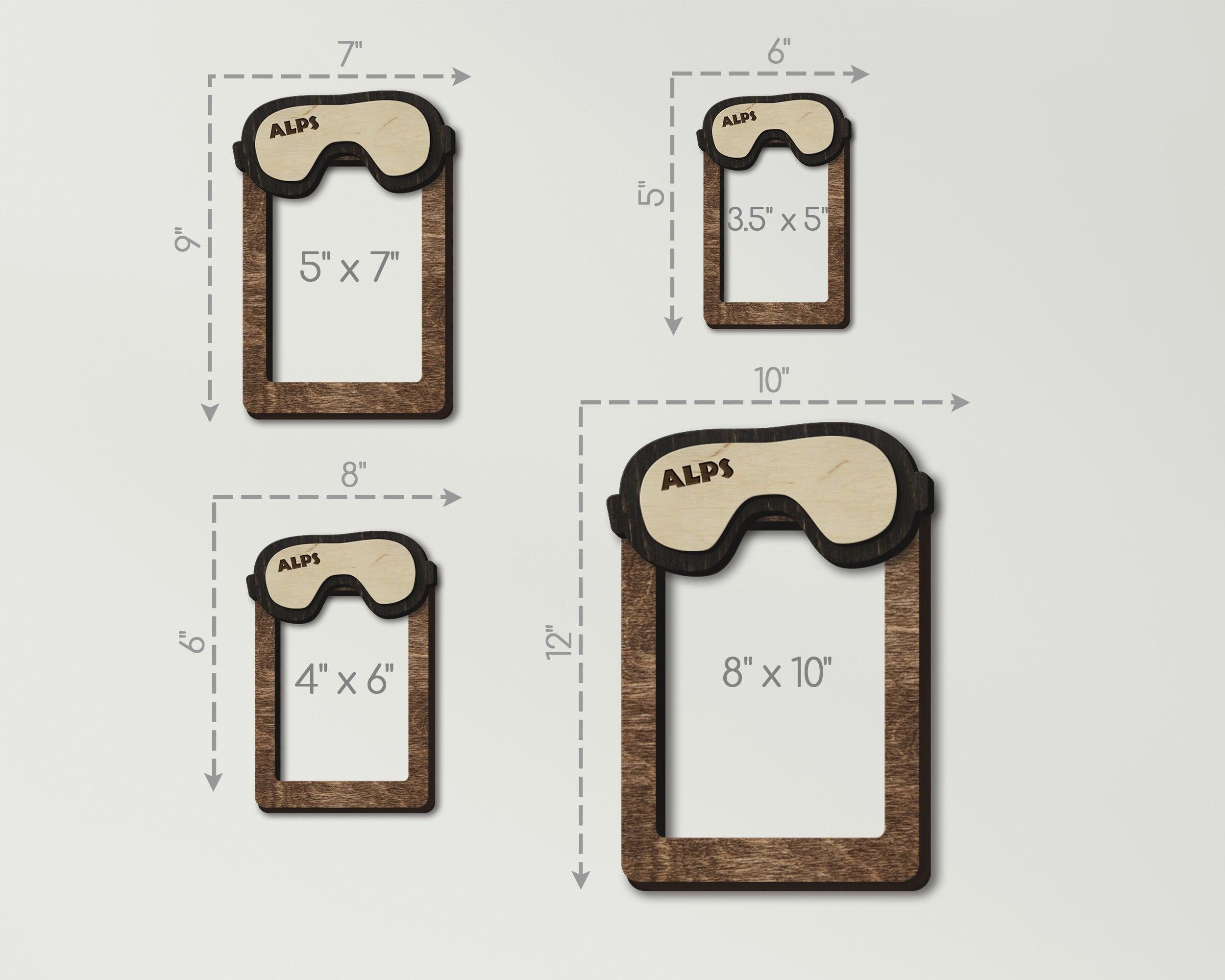 Ski Mask Photo Frame | Personalized Snowboarding Frame - The Frame Depot