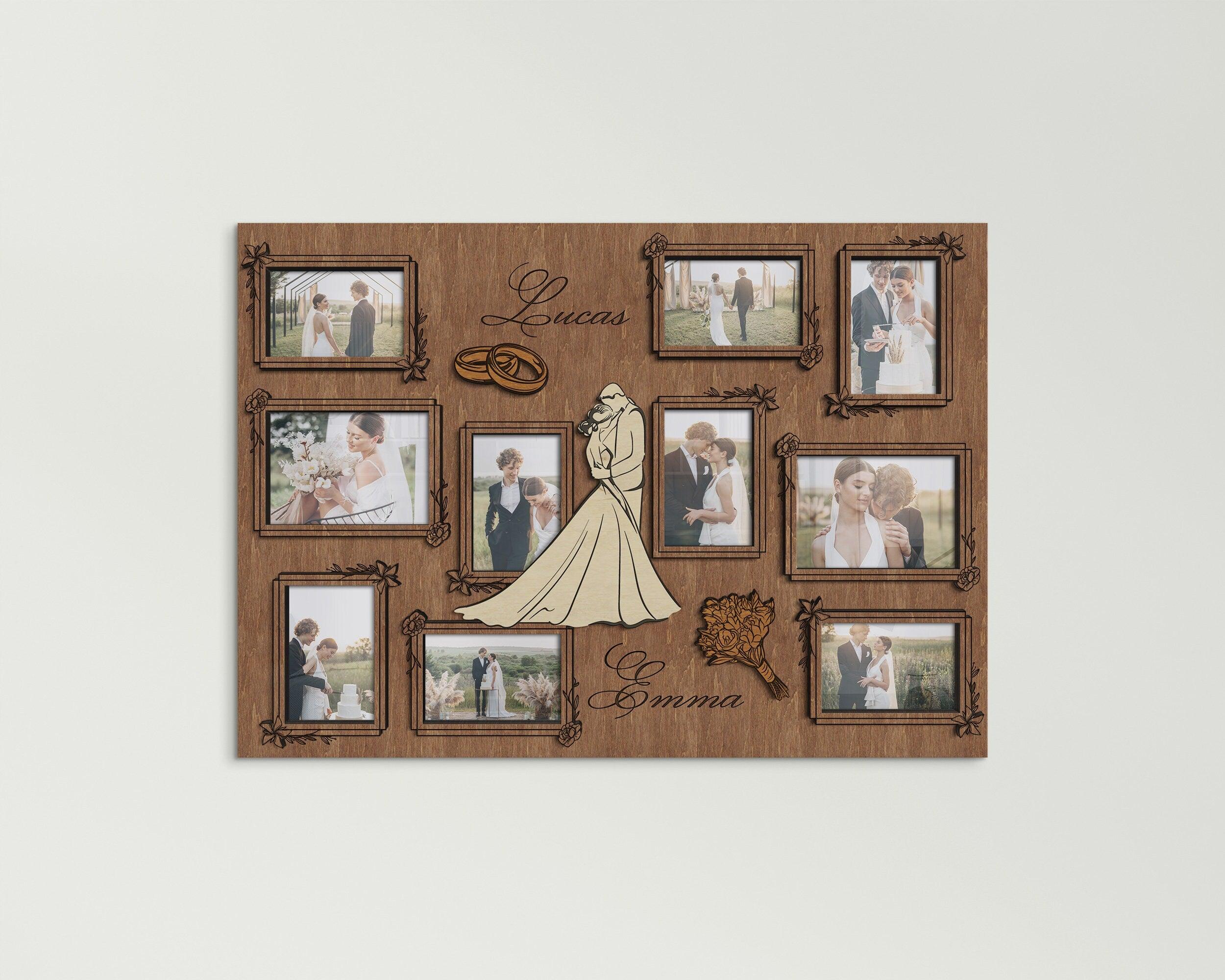 Elegant Wedding Photo Collage | Perfect Anniversary Gift - The Frame Depot