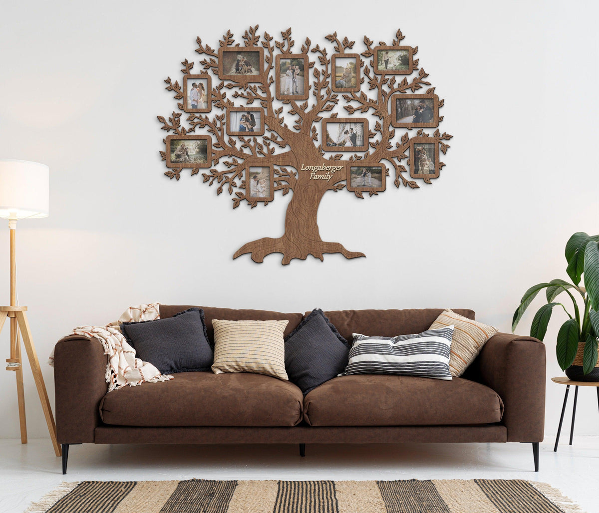 Large Family Tree Collage - Genealogical Tree - Picture Frames